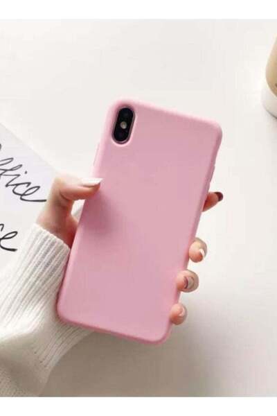 Generic Flexible and modern silicone case for iPhone XR pink color