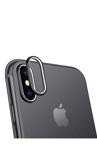 Generic واقي عدسة كاميرا iPhone X شفاف