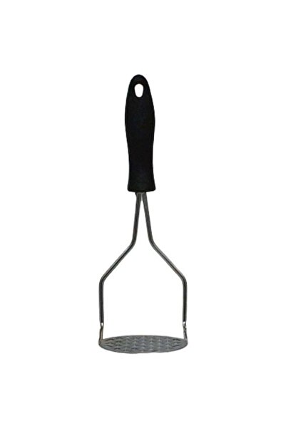 Generic Stainless Steel Potato Masher Black 9cm