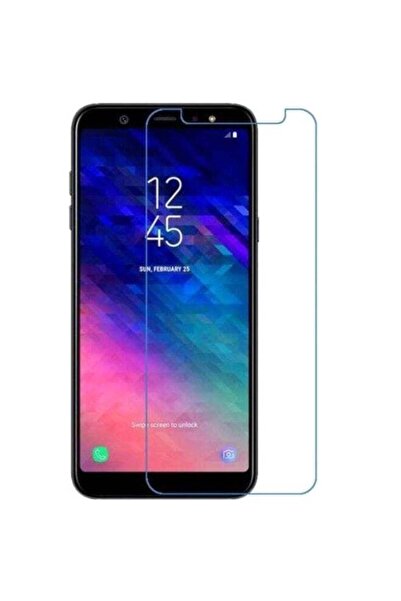Generic واقي شاشة زجاجي مقوى لهاتف سامسونج جالاكسي A6 بلس (2018) شفاف