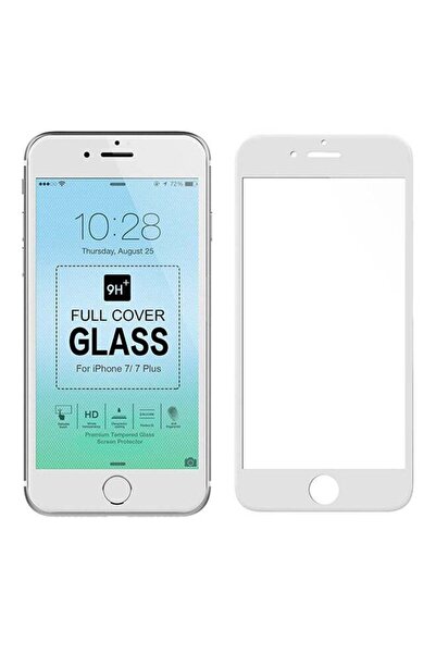 Generic Anti-Fingerprint Tempered Glass Screen Protector For Apple iPhone 7 White