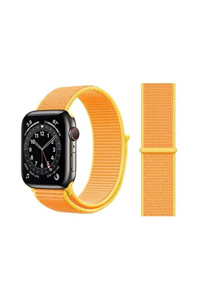 Perfii سوار بديل لساعة Apple Watch Series 6/SE/5/4/3/2/1 - لون أصفر كاساري