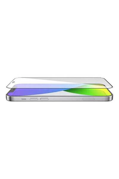 Generic واقي شاشة من الزجاج المقوى لهاتف Apple iPhone 12/iPhone 12 Pro باللون الأسود