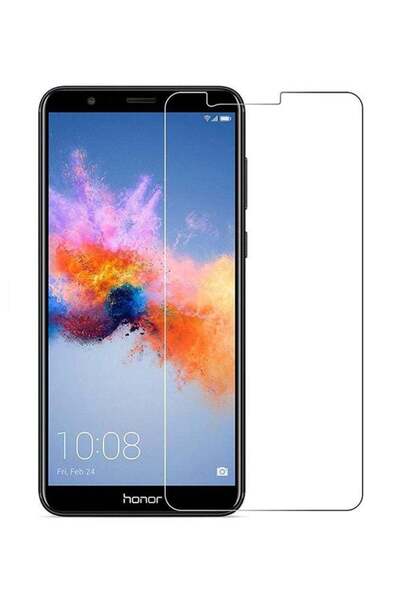 Generic واقي شاشة زجاجي مقوى لهاتف هواوي هونر 7x شفاف