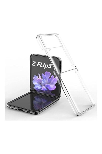 Muzz غطاء حماية خفيف الوزن فاخر لهاتف Samsung Galaxy Z Flip3 5G شفاف