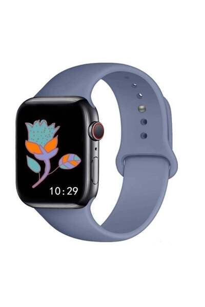D'VOGUE متوافق مع ساعة Apple iWatch Series 6/5/4/3/2/1 باللون الأزرق الجليدي