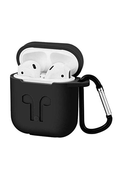 Generic غطاء حماية لسماعات ابل ايربودز - لون أسود