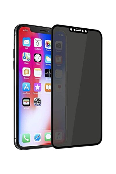 Generic Ceramics Super Protective Privacy Film For iPhone XR Black