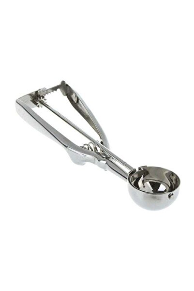 Generic مغرفة بطاطس مهروسة آيس كريم مقاس 4 سم بمقبض زنبركي من الفولاذ المقاوم للصدأ متعدد الألوان