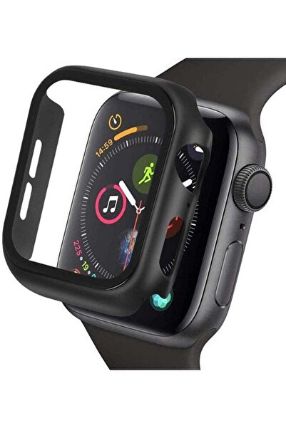 Generic Protective Case Cover For Apple Watch 38mm Clear/Black