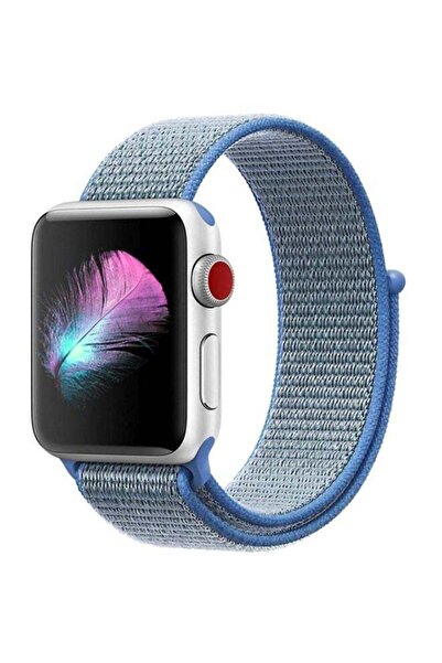 ozone سوار بديل لساعة Apple Watch Series 1/2/3/4 مقاس 38/40 مم أزرق