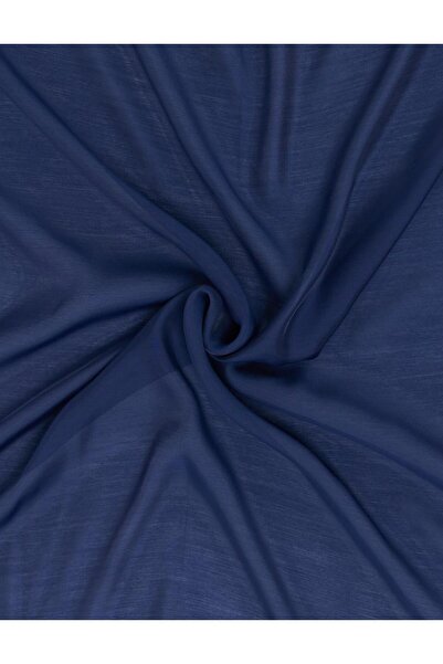 Kayra Viscose Blend Scarf Navy Blue
