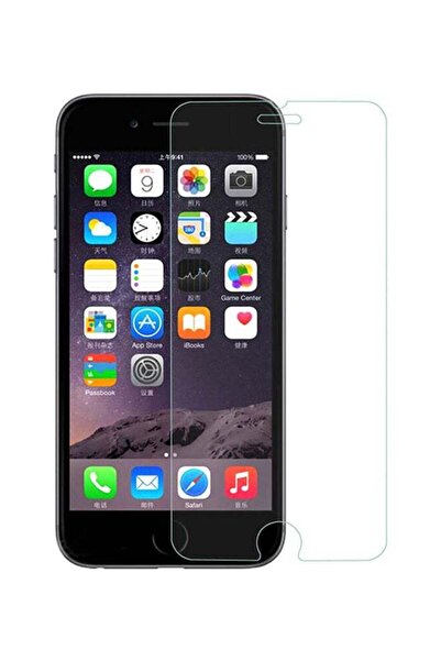 Generic واقي شاشة زجاجي مقوى مقاوم للانفجار ومضاد للخدش لهاتف iPhone 8 Plus شفاف
