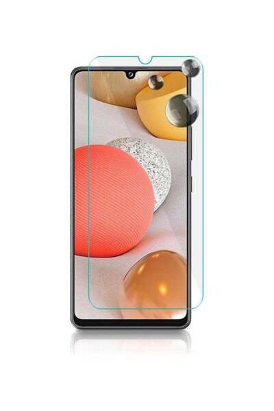 Wtech واقي شاشة زجاجي مقوى لهاتف سامسونج جالاكسي A42 شفاف