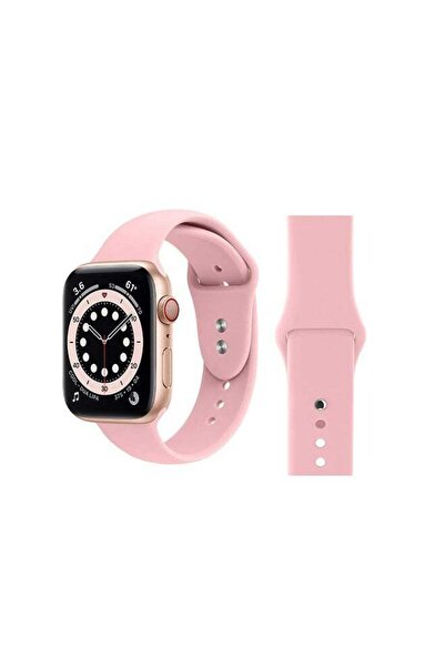 Perfii سوار بديل لساعة Apple Watch Series 6/SE/5/4/3/2/1 باللون الوردي الفاتح