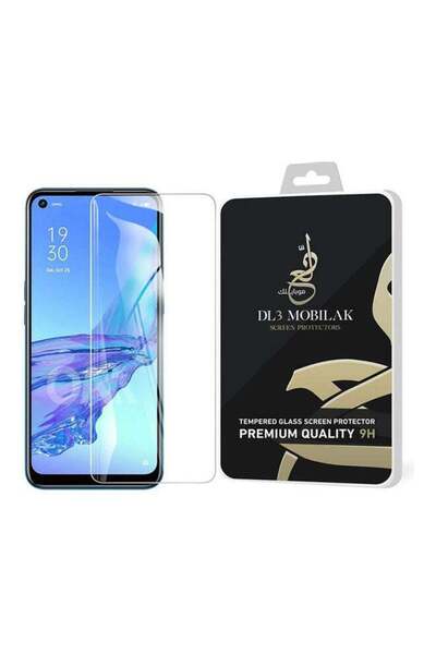Dl3 Mobilk واقي شاشة زجاجي شفاف لهاتف Oppo A53
