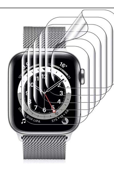 Generic 5 pieces of transparent hydrogel screen protection for Apple Watch Series 8 size 41mm