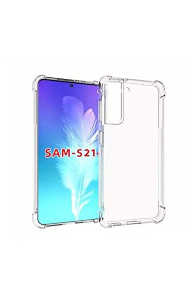 BORTONY غطاء حماية Gorilla TPU لهاتف Samsung Galaxy S21 Plus مقاس 6.7 بوصة شفاف