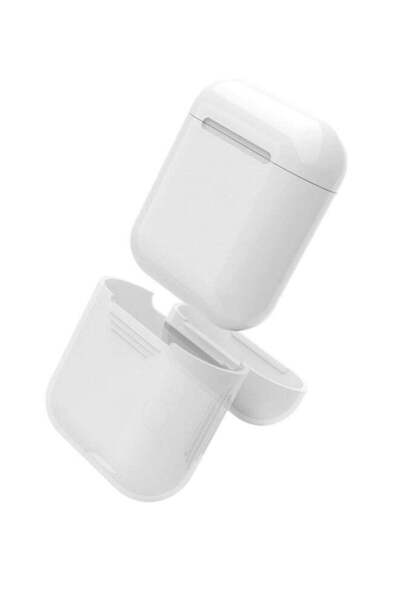 Generic غطاء حماية لسماعات ابل ايربودز - أبيض