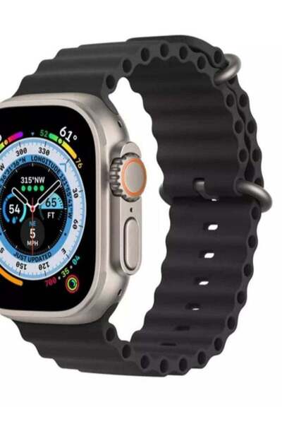 Generic The new rubber strap for the Apple Watch dark gray size 44mm