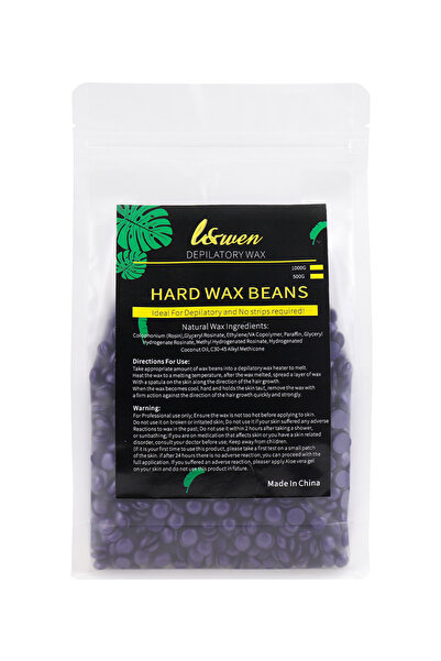 L&Wen حبيبات الشمع الصلبة لإزالة الشعر، إزالة الشعر بدون ألم لمنطقة البكيني و...