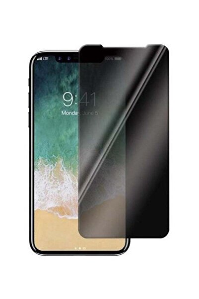 Generic واقي شاشة من الزجاج المقوى لحماية الخصوصية لهاتف Apple iPhone X/XS أسود