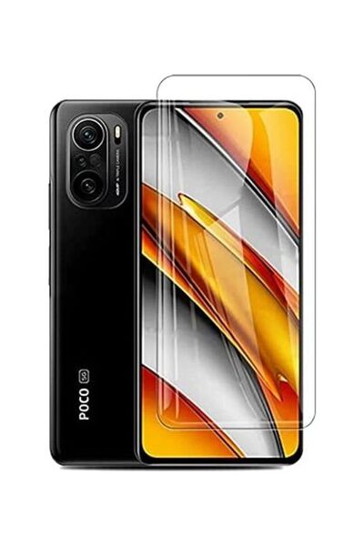 ICS واقي شاشة منحني شفاف لهاتف شاومي بوكو F3