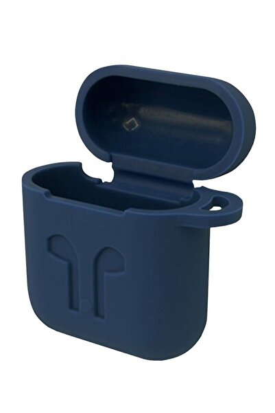 Generic غطاء حماية لسماعات ابل ايربودز - أزرق داكن