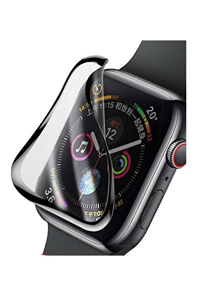 MOCOM واقي شاشة كامل التغطية لساعة Apple Watch Series 6/SE/5/4/3/2/1 مقاس 42 ...