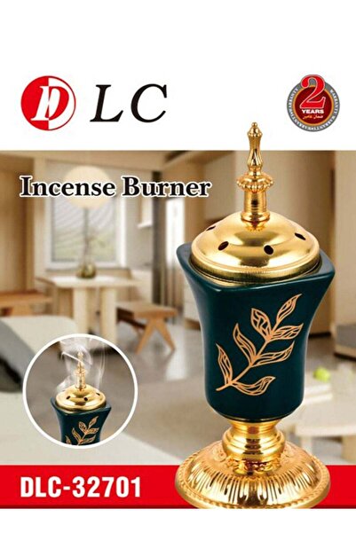 DLC مبخرة كهربائية بتصميم ذهبي كلاسيكي