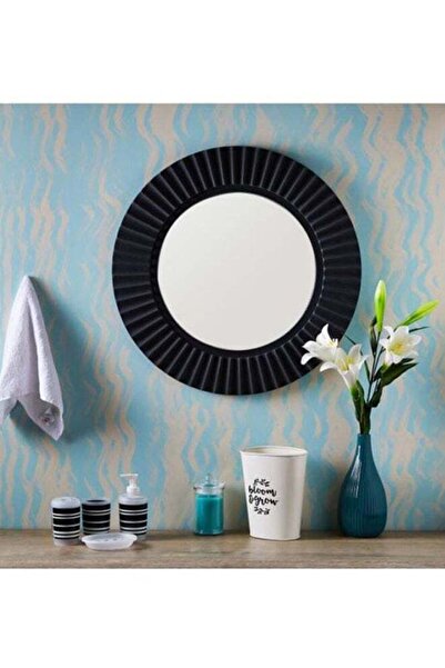 Home Box 4-Piece Striped Bath Accessories Set White/Black