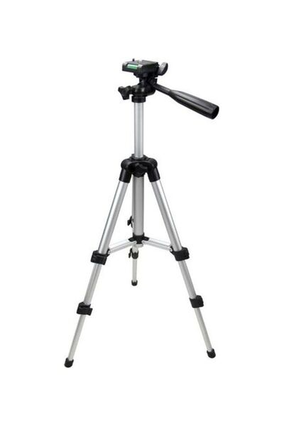 Generic Portable Aluminium Alloy Stand Tripod For Digital Camera Silver/Black