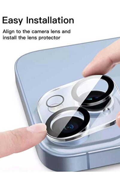 Generic Tempered glass protection fully protects the cameras for iPhone 15 Plus