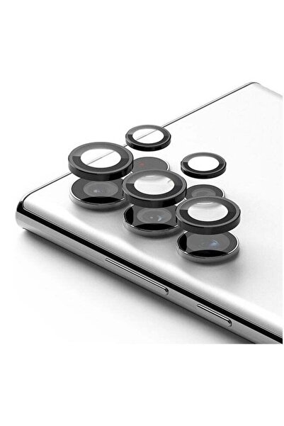 Ringke Camera Lens Frame Glass Compatible with Samsung Galaxy S22 Ultra Galaxy S22 Ultra 5G, Anti-Sc