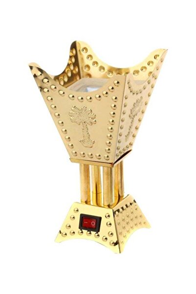 DLC Vintage Style Electric Incense Burner Gold 20x20x20cm