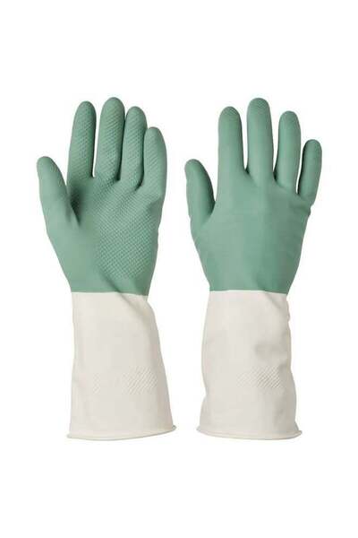 RINNIG قفازات تنظيف اليدين باللون الأخضر