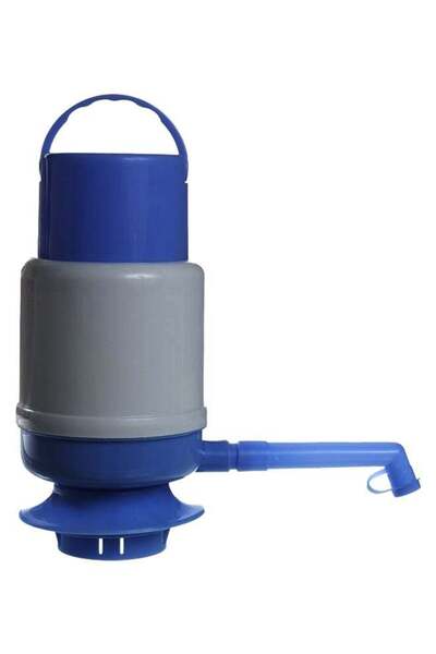 Generic مضخة توزيع المياه اليدوية باللون الأزرق/الأبيض