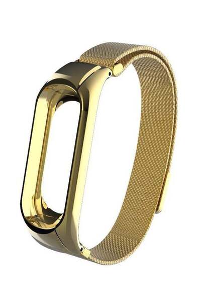 Generic سوار بديل لساعة شاومي مي باند 3 باللون الذهبي