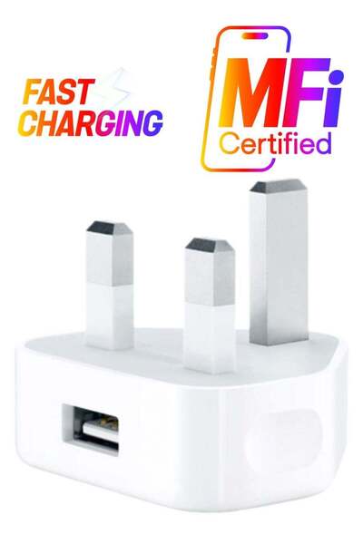 Generic UAE Plug USB Wall Charger AC Power Adapter White
