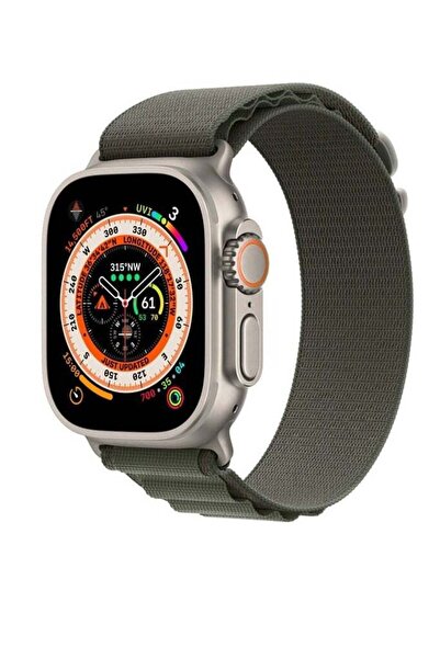 Generic سوار جديد قوي من النايلون لساعة Apple Watch يدعم مقاس 42 لون زيتوني (...