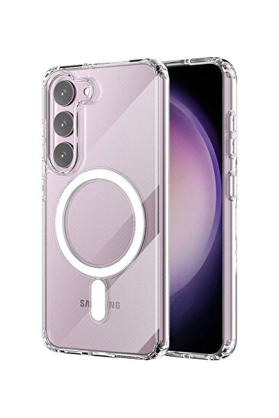 Margoun جراب مغناطيسي شفاف متوافق مع الشحن اللاسلكي MagSafe غطاء شفاف رفيع له...