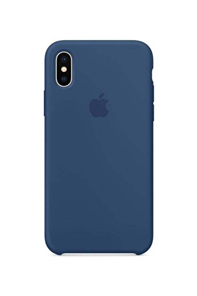 Generic Silicone Case Cover For Apple iPhone X Blue Cobalt