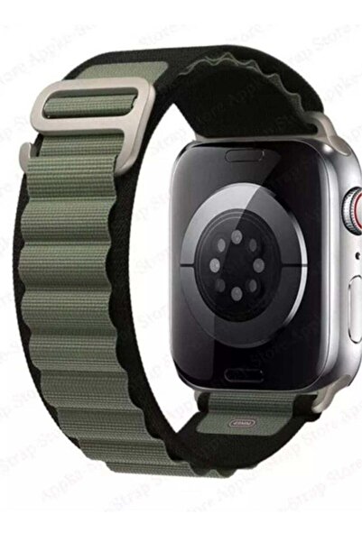 Generic Replacement band for Apple Watch black with military size 45