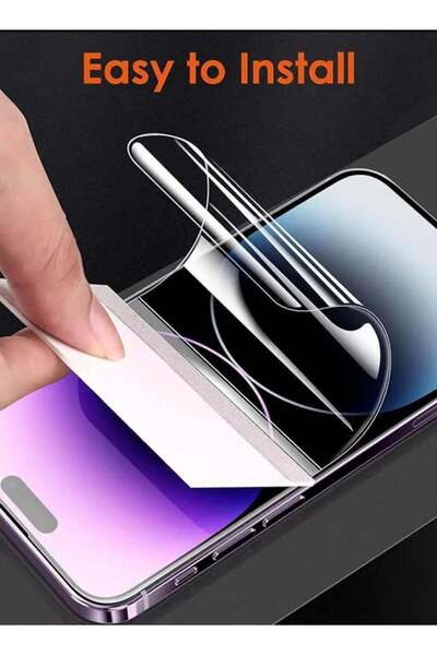 Generic شاشة حماية شفافة من الهيدروجيل تحمي من الخدوش لجهاز iPhone 15 Pro