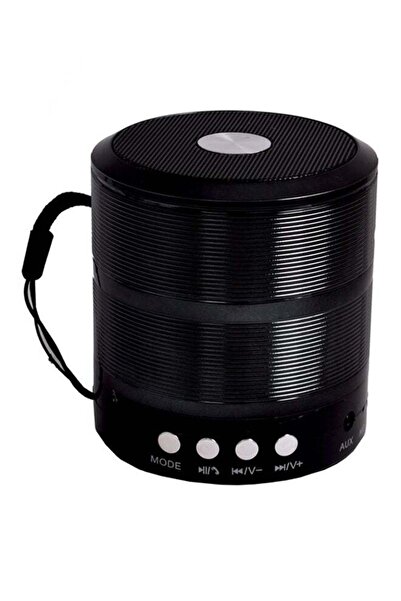 Generic WA-888 Mini Bluetooth Speaker With Aux Wire Black