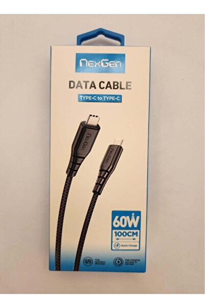 Generic Charging cable with 2 Type-C outputs 60 watts and 1 meter long