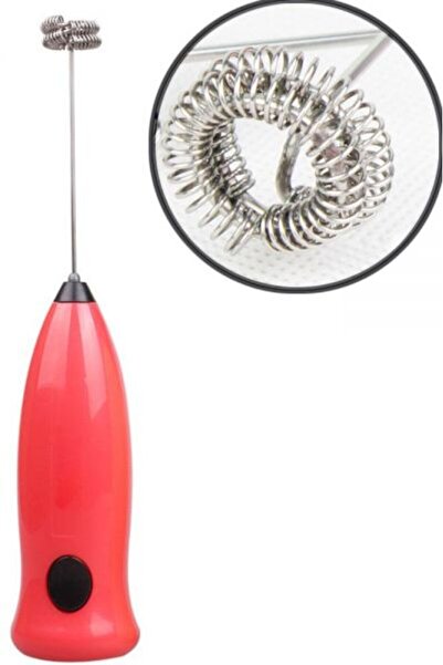 Generic Milk Frothers Red/Silver 225mm