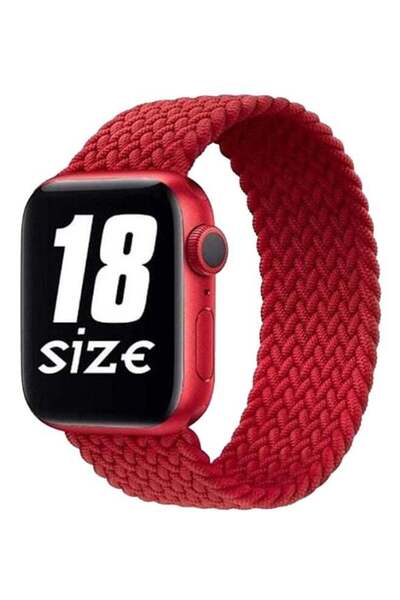 D'VOGUE Replacement Strap For Apple iWatch Series 6/SE/5/4/3/2/2 Red