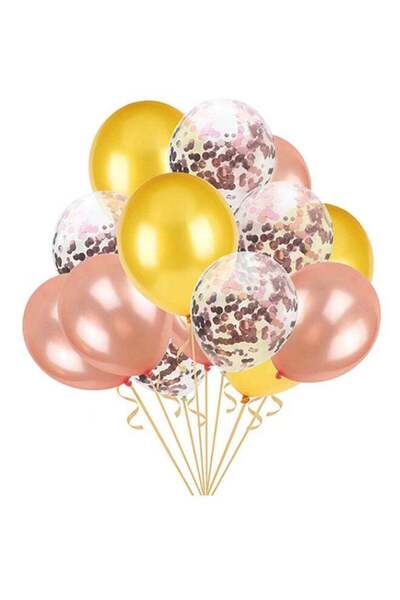 sharpdo 15-Piece Authentic Attractive Decorative Party Balloons Premium Quality 20cm