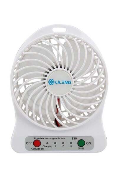 Lileng مروحة طاولة 4.5 واط 10102586 بيضاء